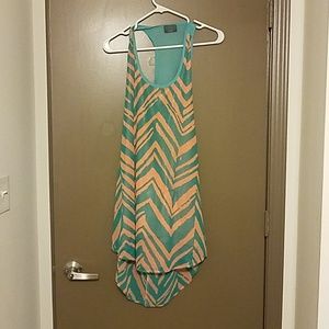 Open back mini dress